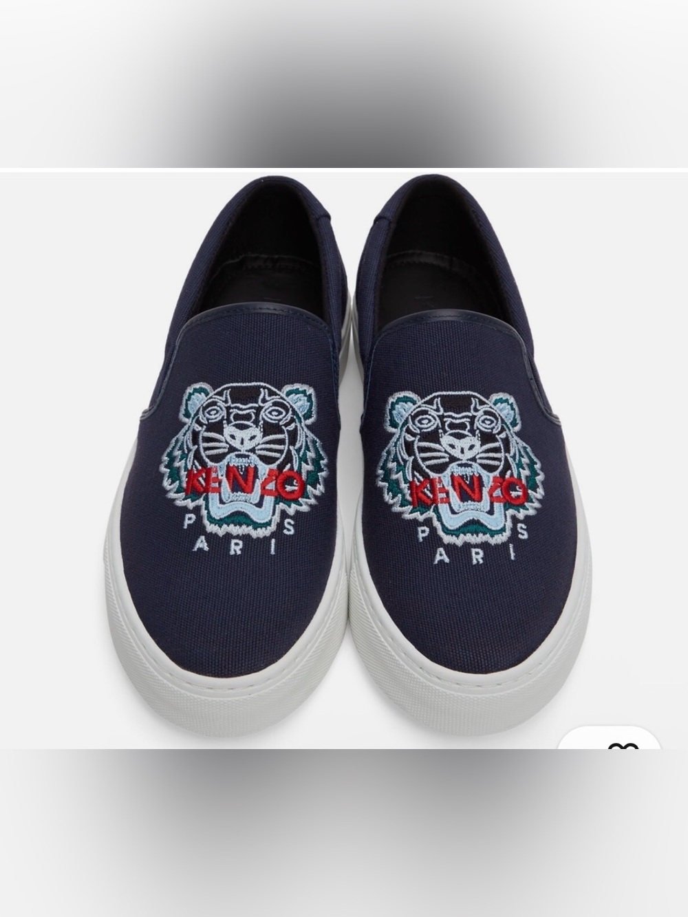 KENZO K Skate Canvas Slip-On Sneaker EU 40